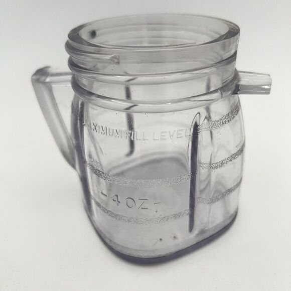 Osterizer Plastic Jar Liquifier Blender Mini-Blend Container Blend and Store Vtg - Picture 8 of 9